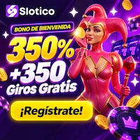 Activa tu bono de bienvenida 350% +350 Giros Gratis